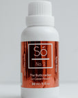 Bottle of Só No. 2 The Buttcracker toilet drops with a white cap on a white background