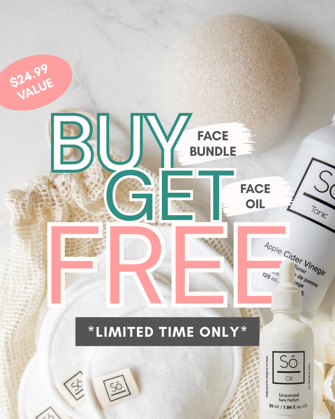 Free Face Oil with Face Bundle